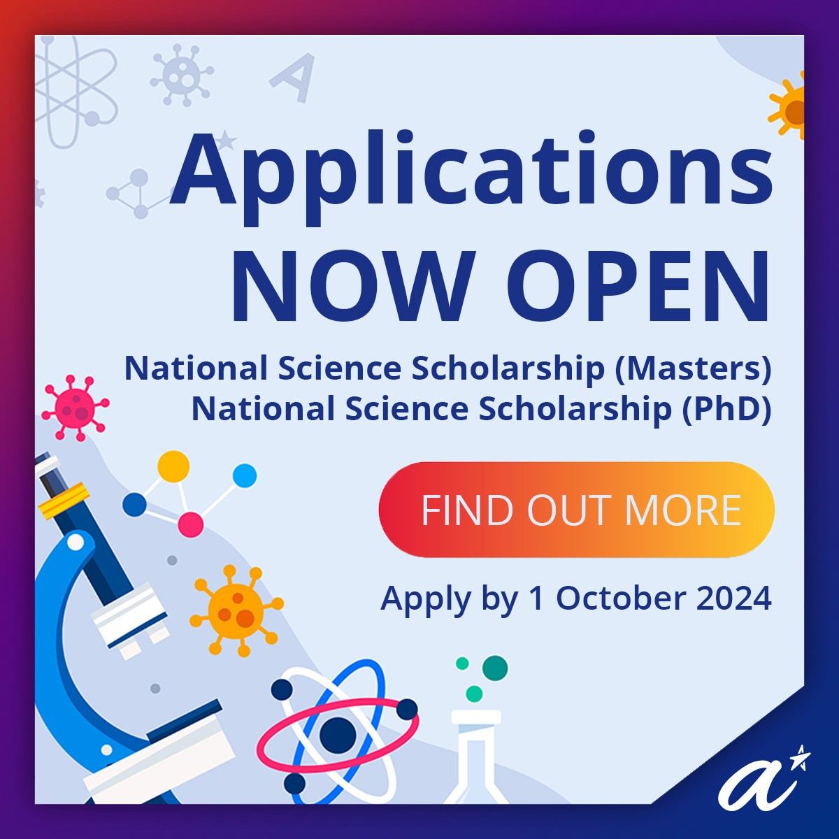 A*STAR - 🚀 National Science Scholarship (Masters) and (PhD ...