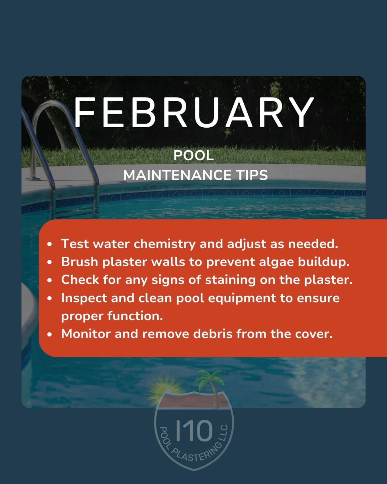 I10 - Your pool deserves the best care year-round. Keep it in top shape ...