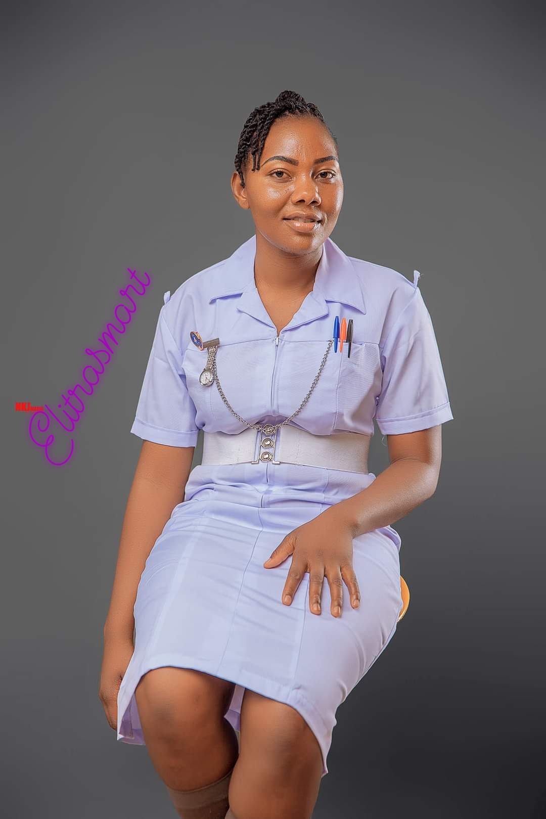 Did you know that this dress is called an Ordinary Dress? It comes in white for RNs and Midwives, sky blue for PHNs and Turquoise for degree holders. It's the first uniform