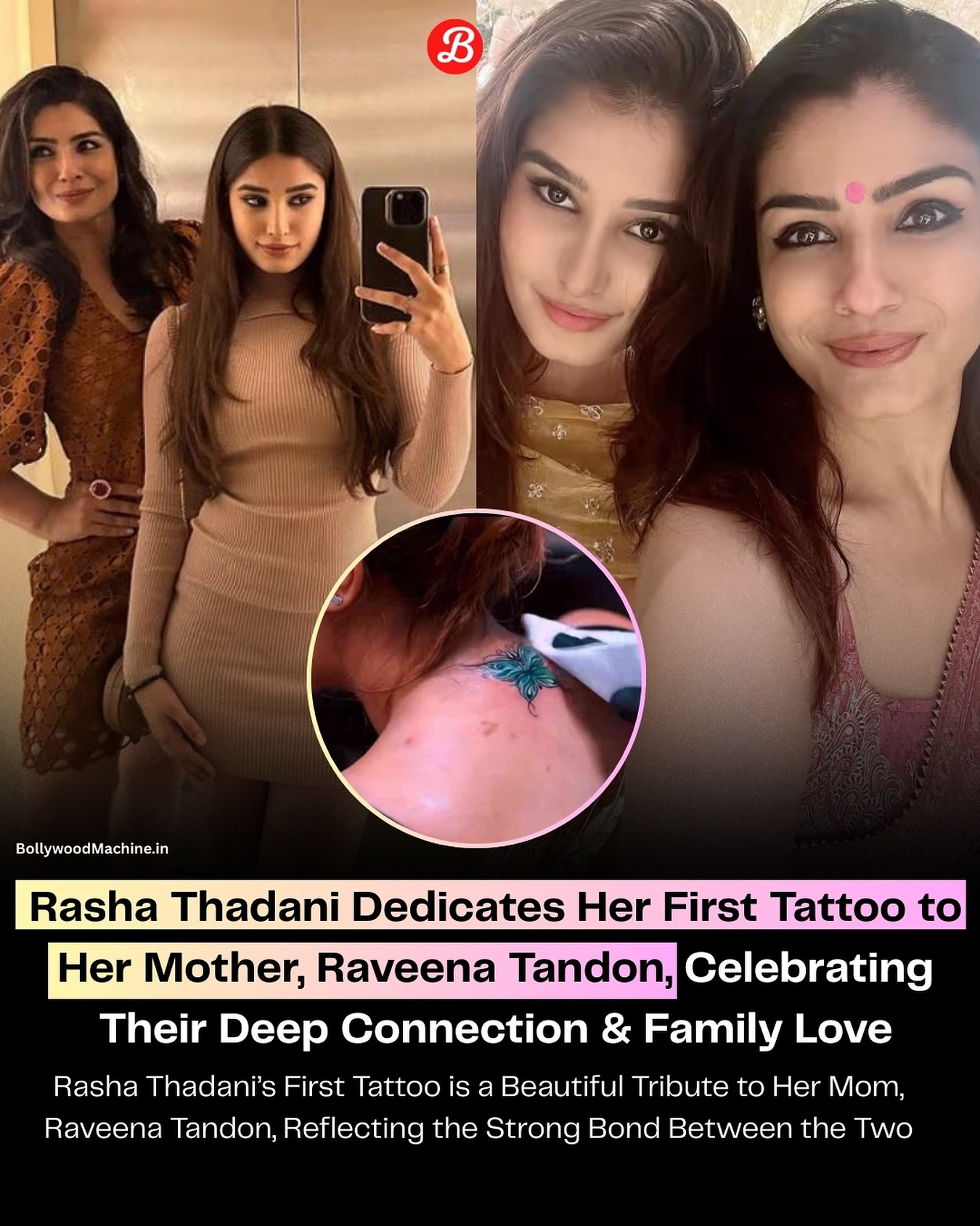 In a Touching Gesture, Rasha Thadani... - Bollywood Machine | Facebook
