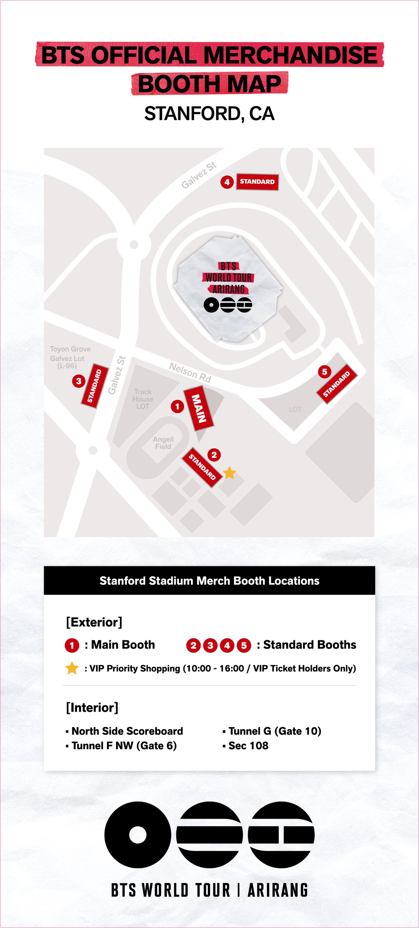 NOTICE] BTS WORLD TOUR 'ARIRANG' IN STANFORD – Official
