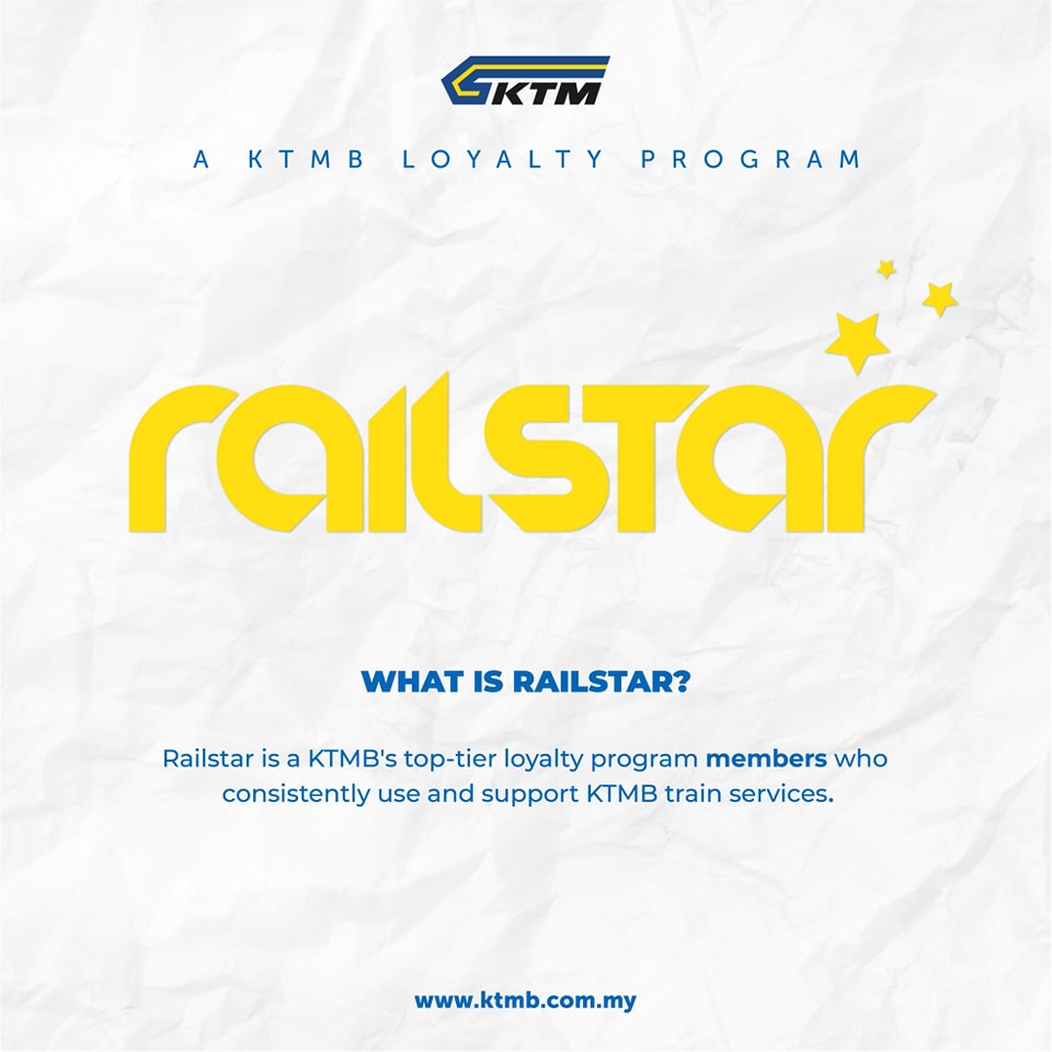 KTM Berhad - 𝐑𝐀𝐈𝐋𝐒𝐓𝐀𝐑 - 𝐀 𝐊𝐓𝐌𝐁 𝐋𝐎𝐘𝐀𝐋𝐓𝐘 𝐏𝐑𝐎𝐆𝐑𝐀𝐌 Hi... | Facebook