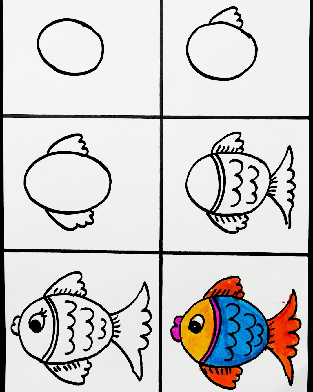 AP - Fish 🐟 Drawing idea's for beginners | Facebook
