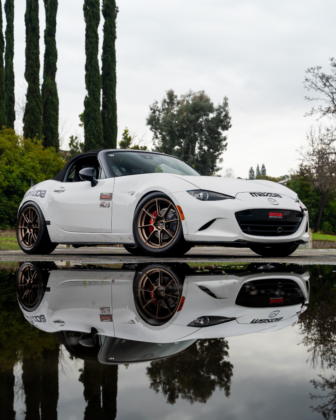 Apex SM-8RS forged wheels for ND Miata