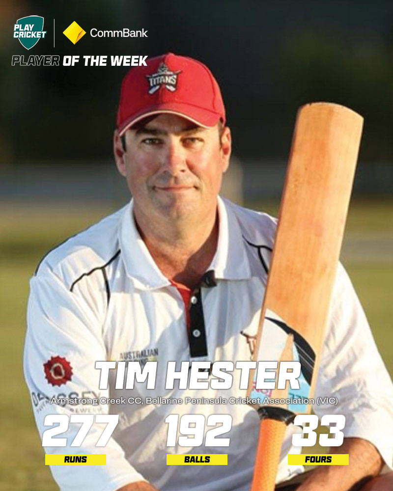 PlayCricket - The second highest score across Australia... | Facebook