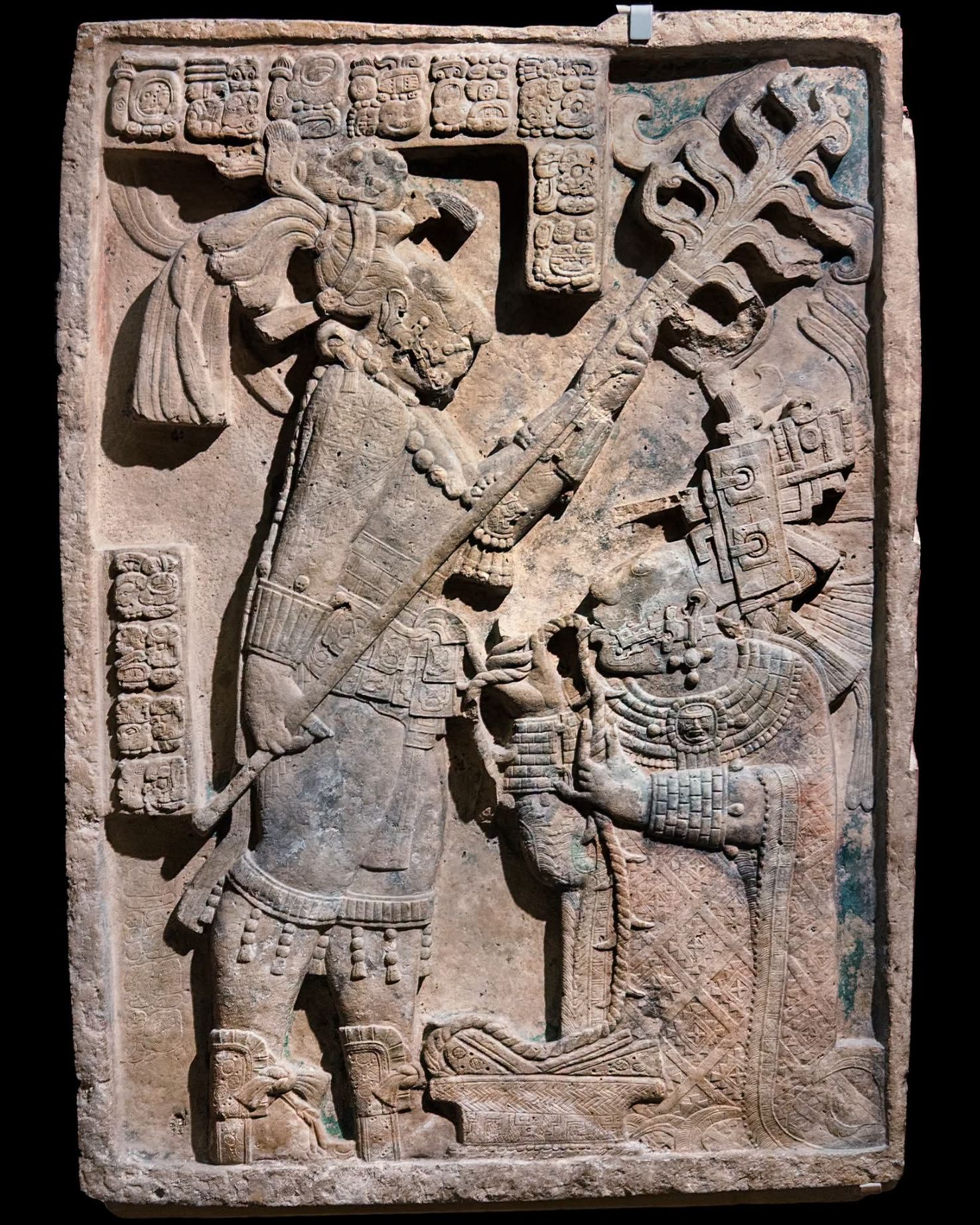 Maya lintel 25 from Yaxchilan, Chiapas, Mexico