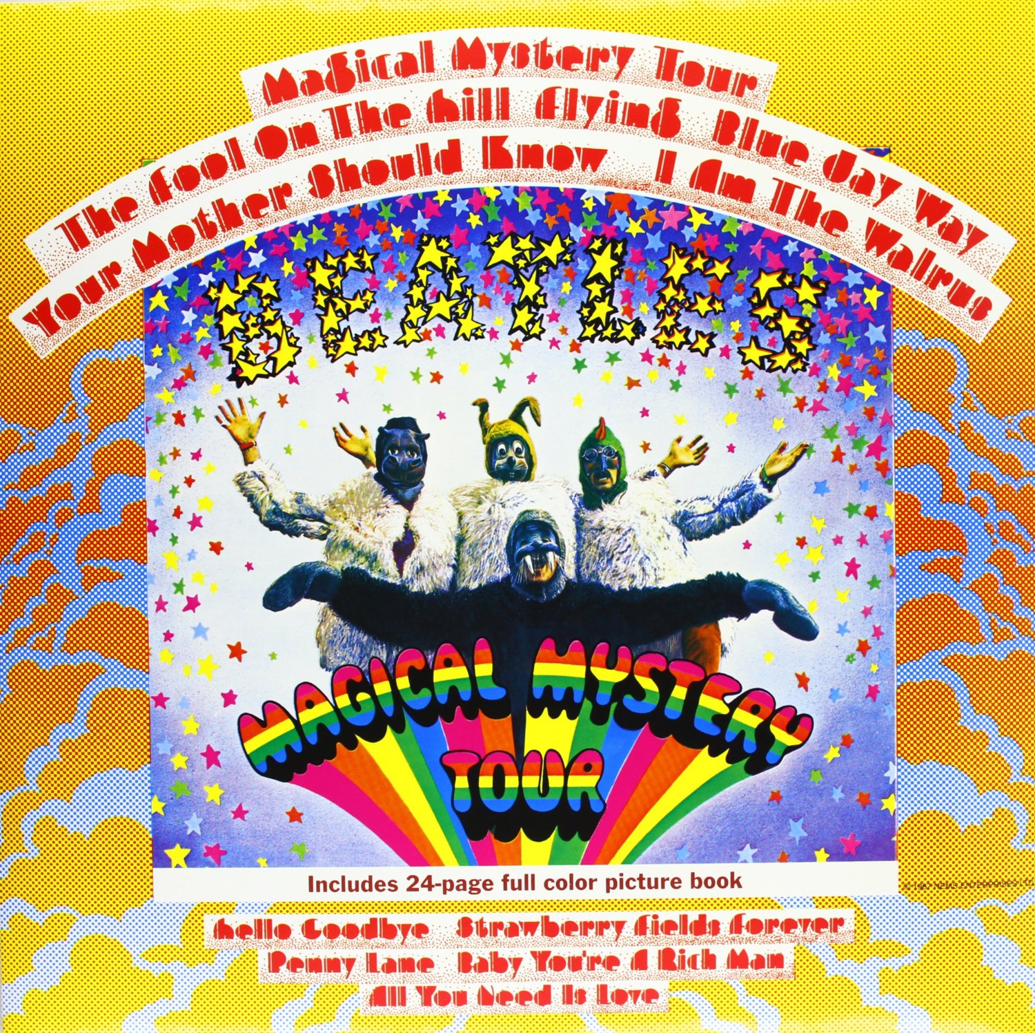 What are the true stereo mixes on the German Beatles Magical