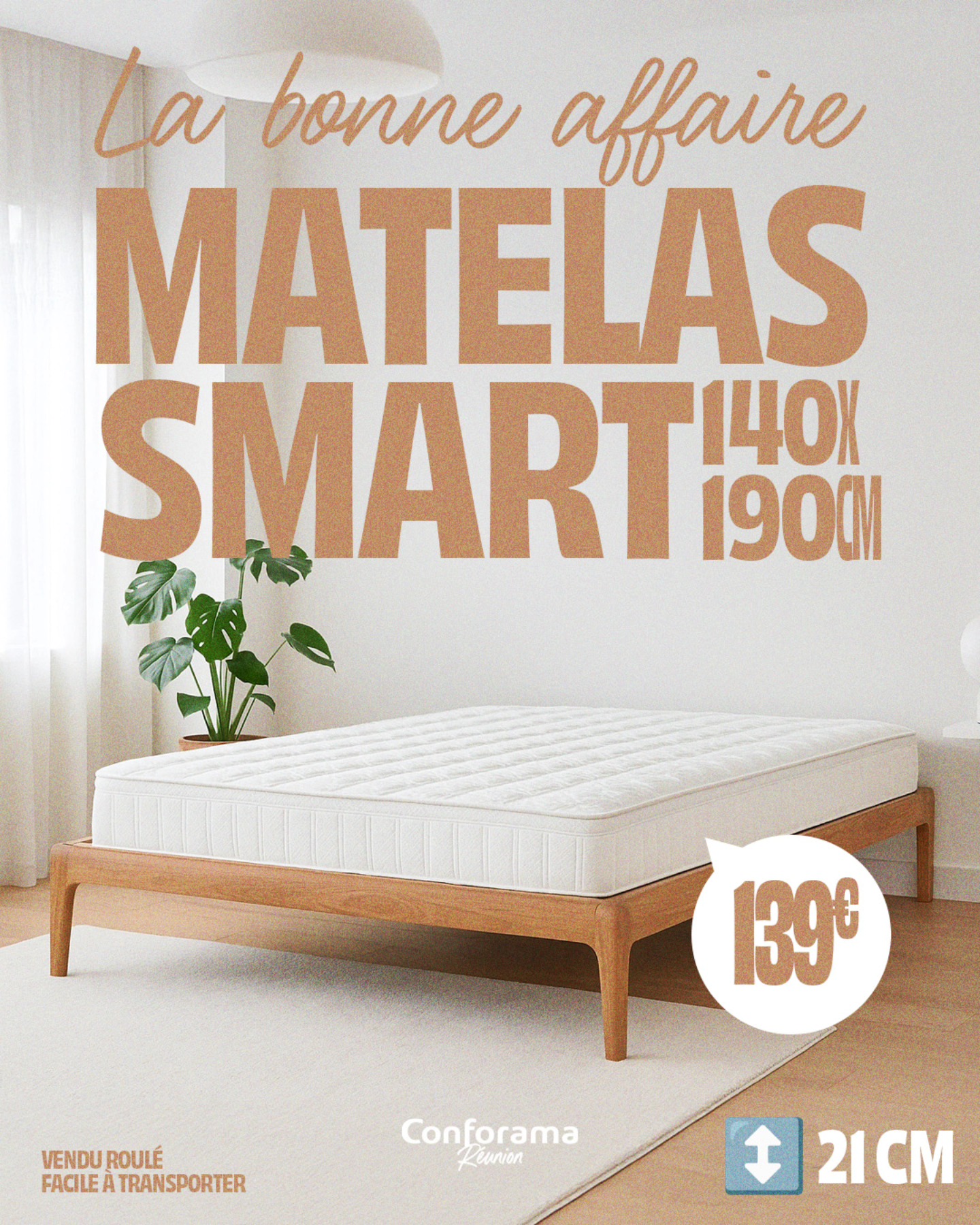 Perfect Original Photos about  Matelas Roule 140x190 Conforama  as Your HD Pictures