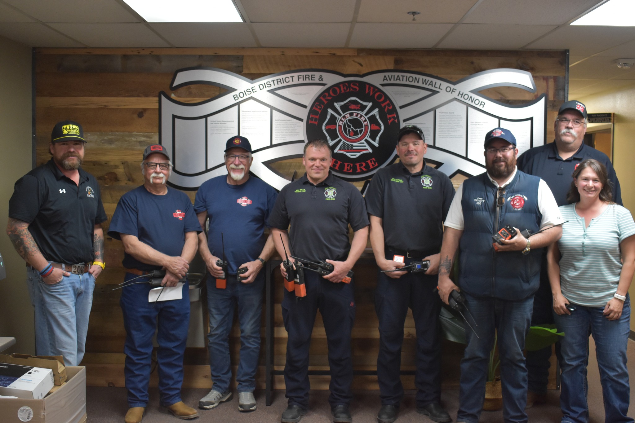 BLM - BLM distributes radios to local rural fire departments improving ...