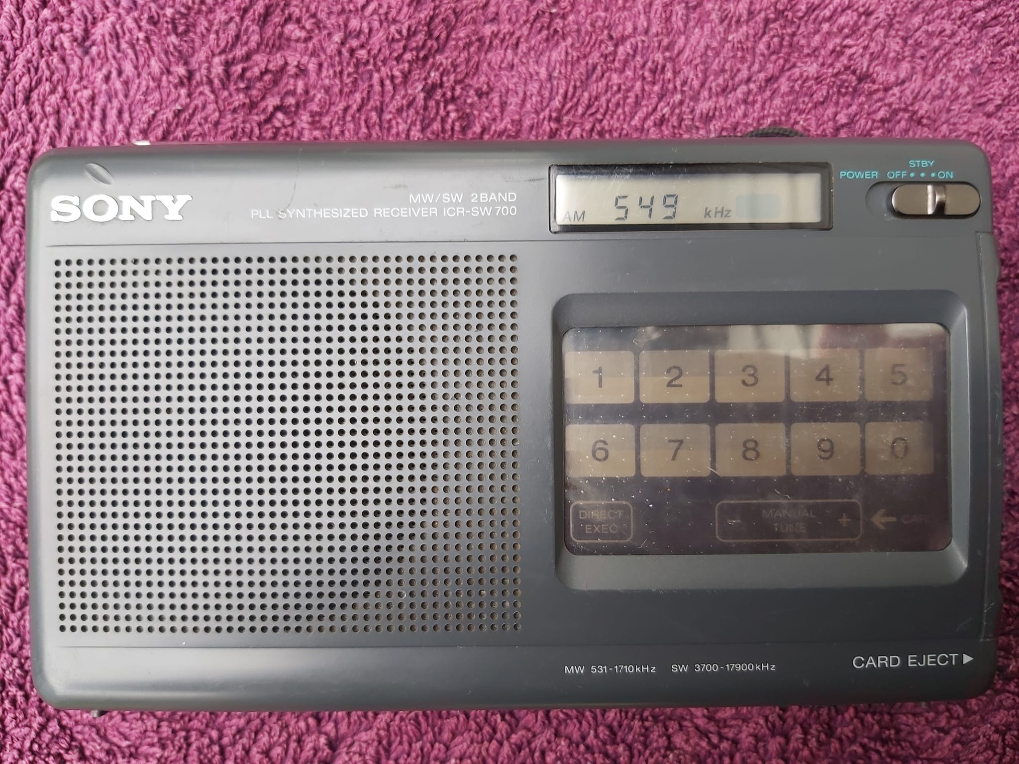 Sony ICR-S71 AM radio review