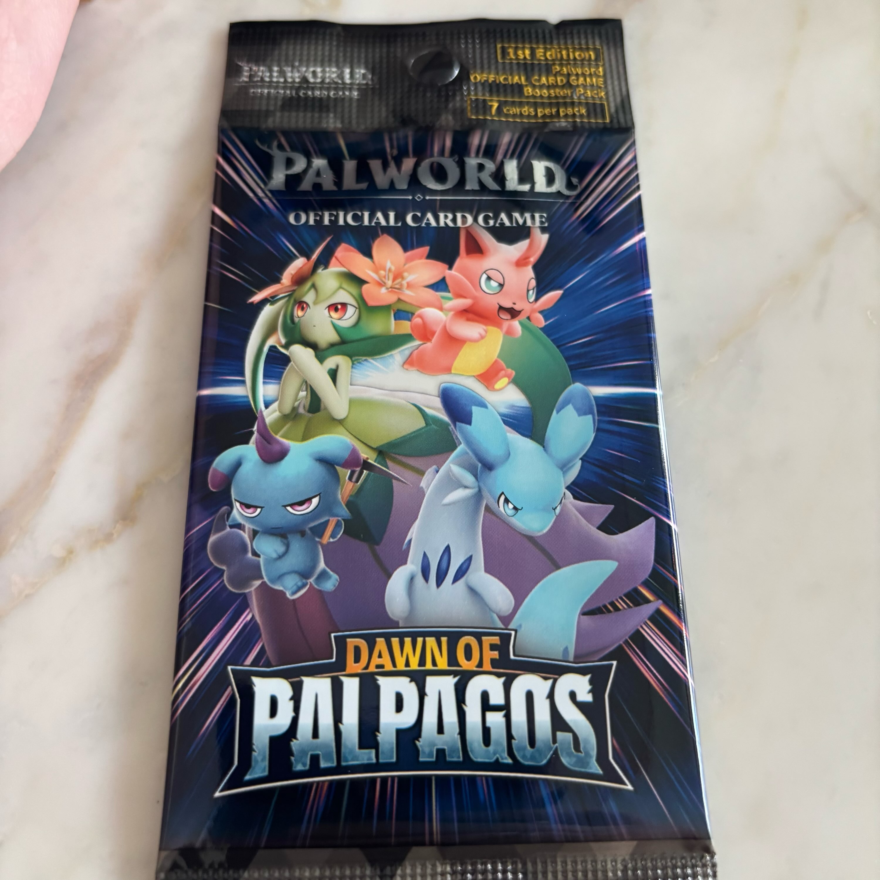 This is one of the promo packs from the #palworldocg starter decks