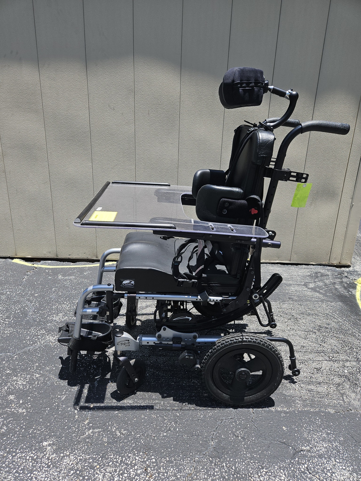 Caps - Jerrod's new Zippie Iris Tilt-In-Space wheelchair with