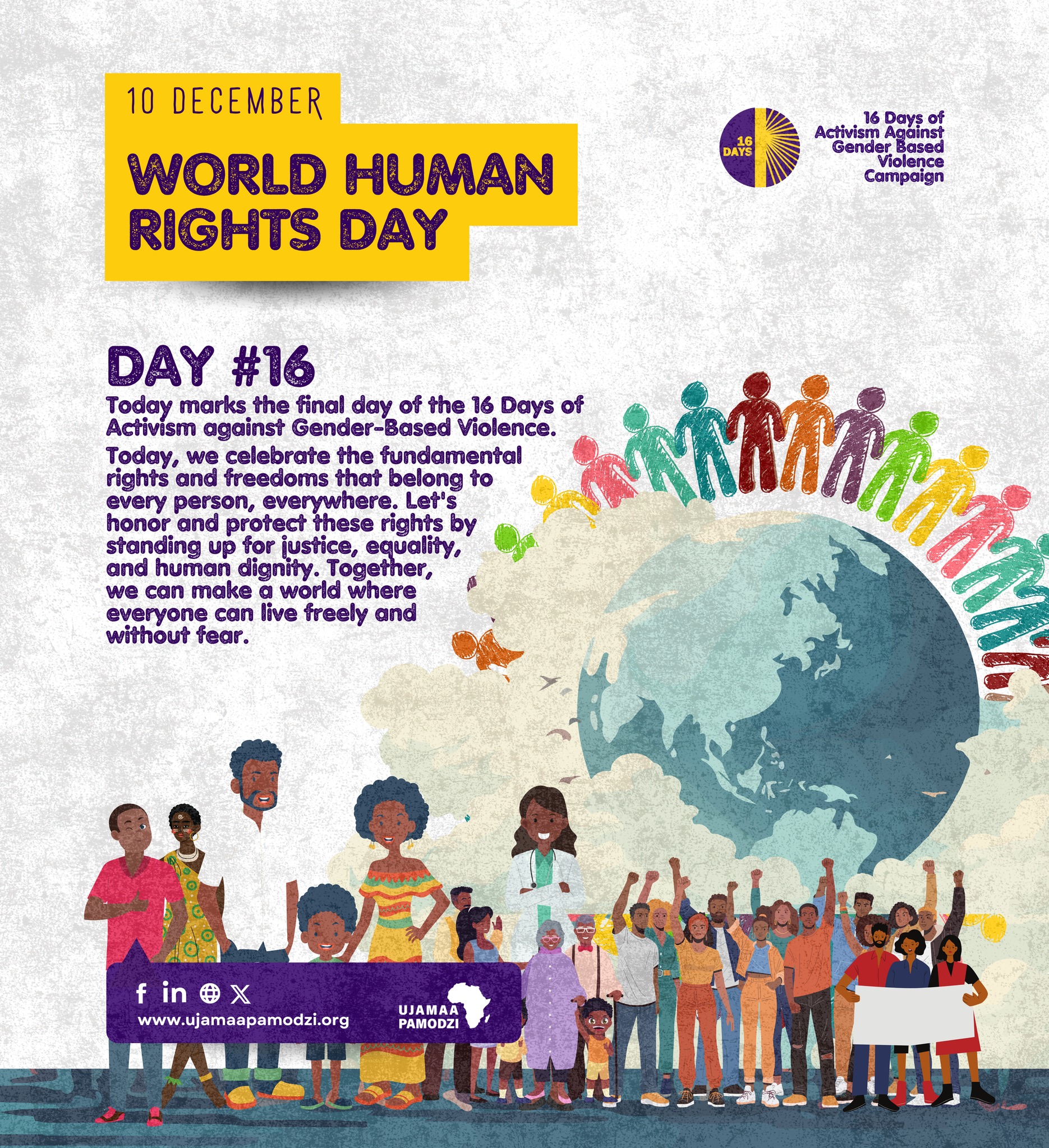 Ujamaa - 🌍 World Human Rights Day 🌍 Today, we celebrate the fundamental ...