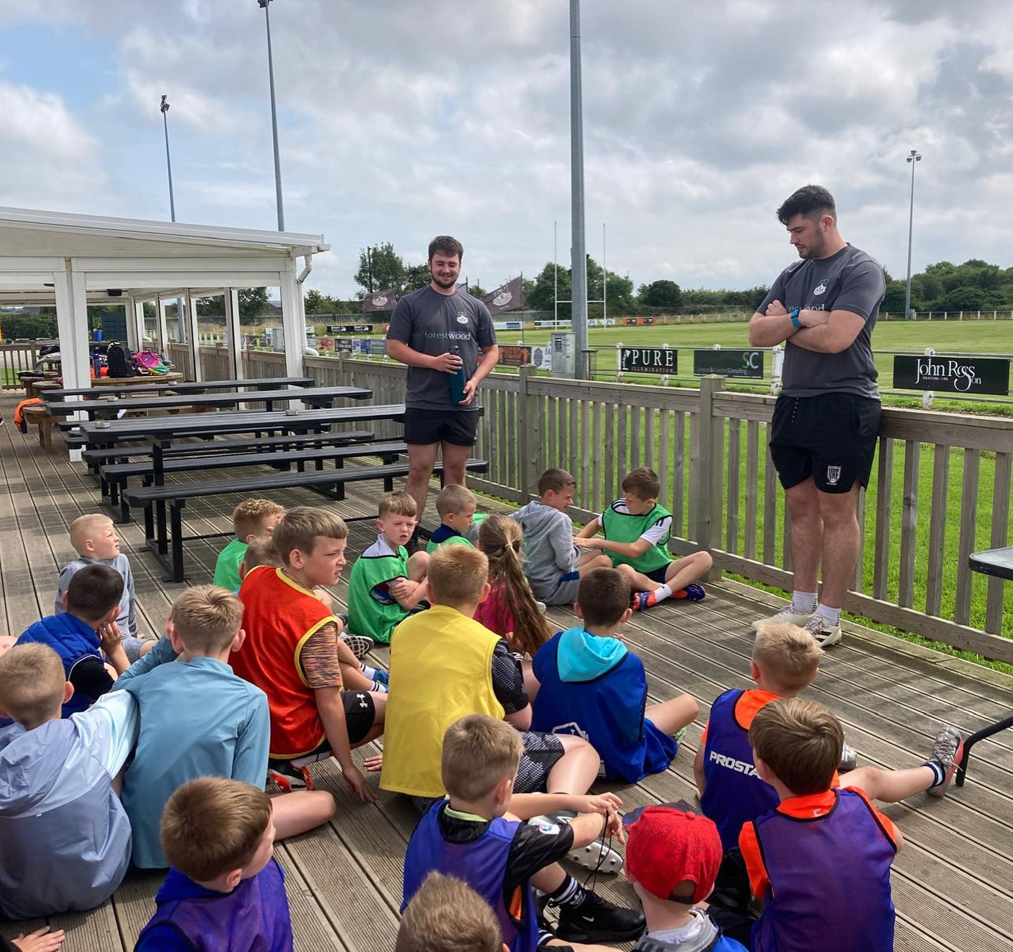 Ards Rugby Club - Today we welcomed the kids from...