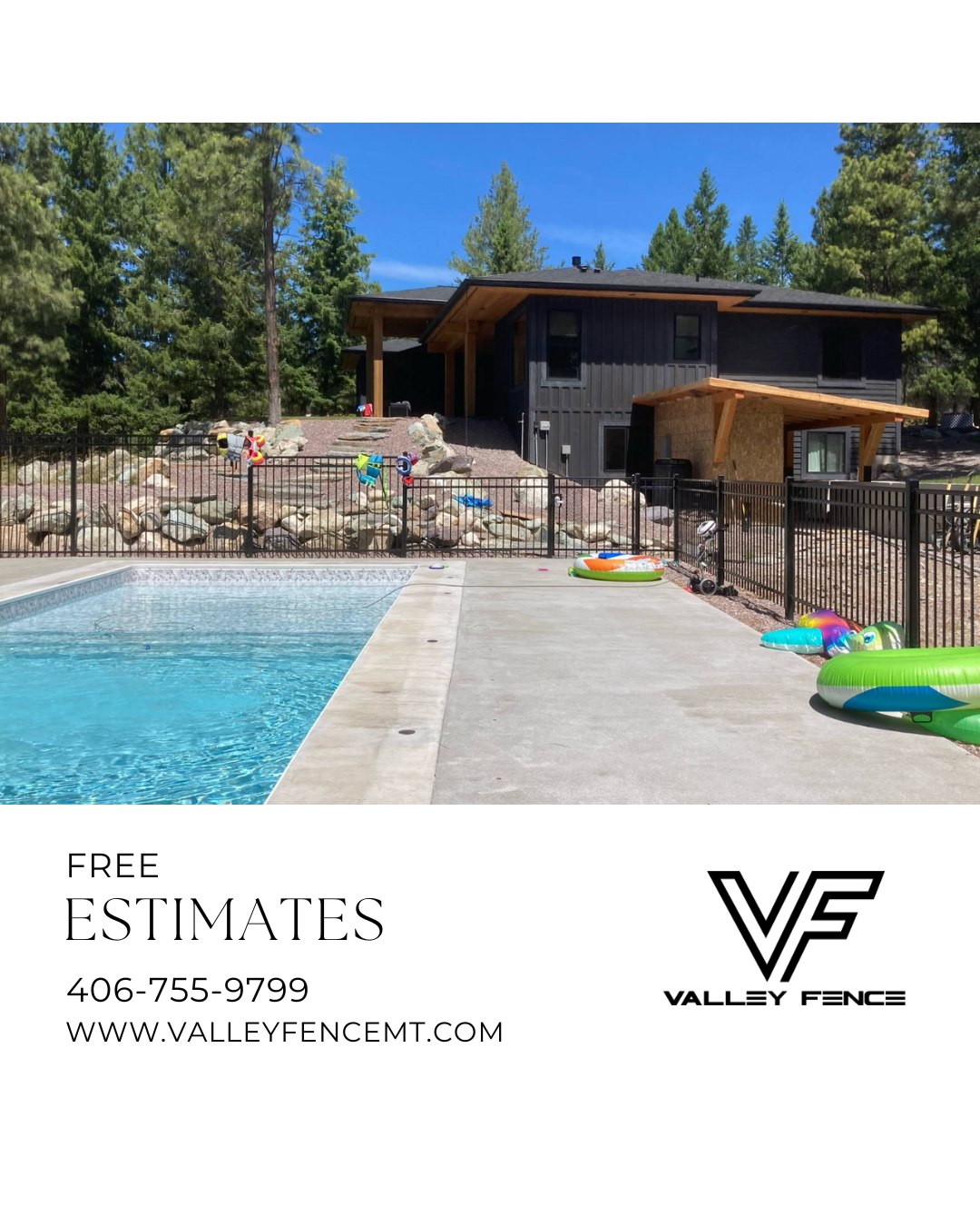 Valley - Secure Your Pool with a Custom Fence! Spring is the perfect ...
