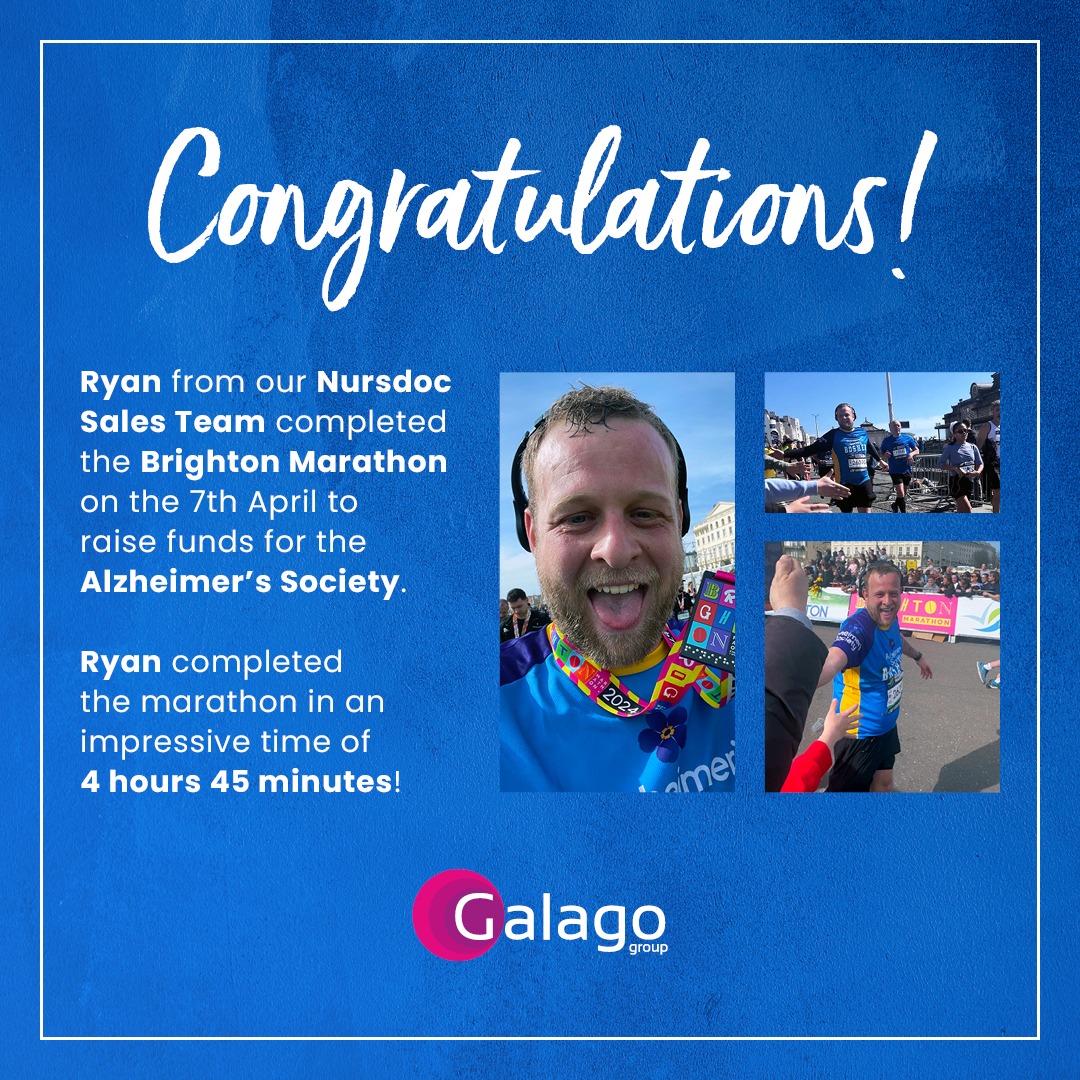 Galago Group - 🏃🏼‍♂️ Congratulations to Ryan Bosher for... | Facebook