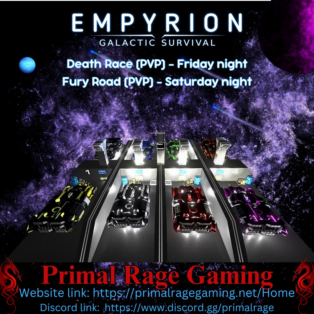 Primal - Calling all Space Rangers!!! Empyrion over at Primal Rage ...