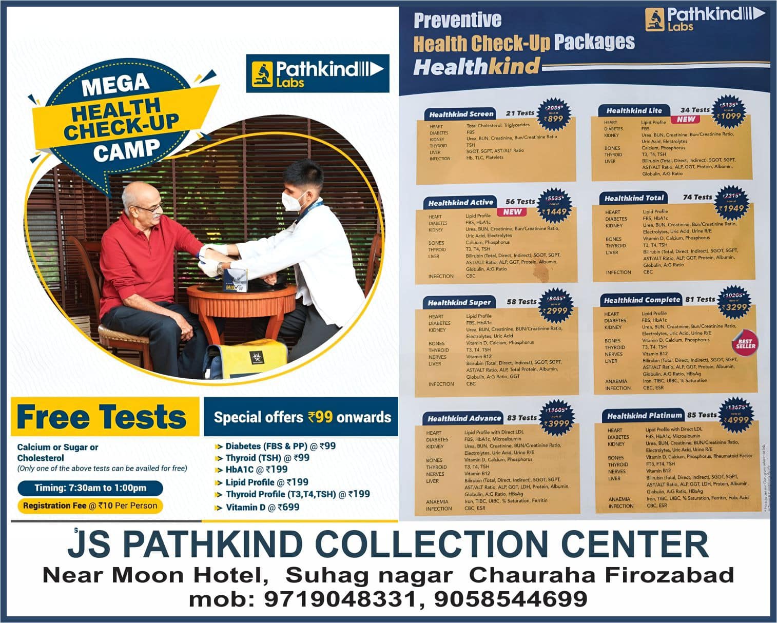 Pathkind Labs Tundla & Firozabad | Tundla