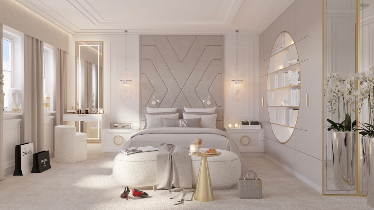Lil'LET - Architektura i projektowanie wnętrz - Koncepcja salonu z ...