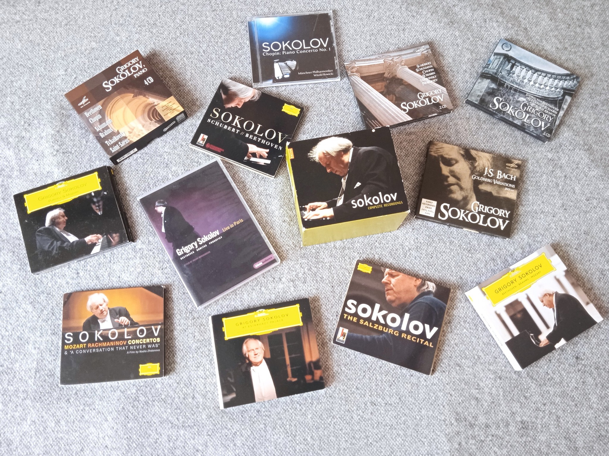 Complete CD/DVD/Blu-ray-recordings (32 CD, 3 DVD, 1 Blu-ray)