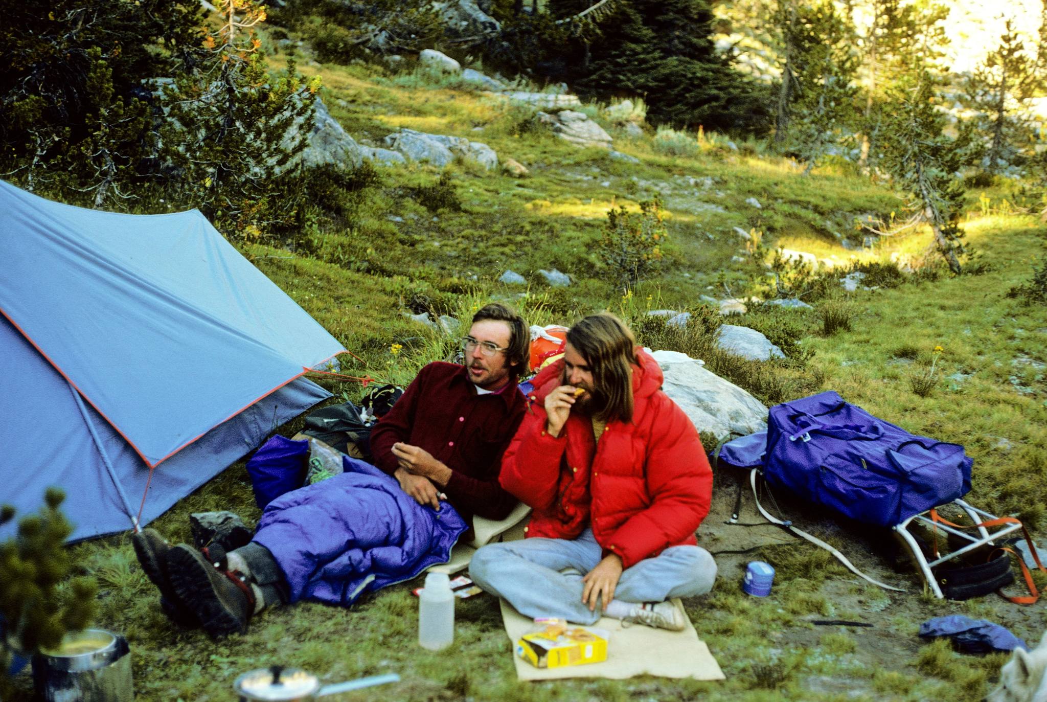 Alpenlite backpack history and manufacturing process in the 1970s