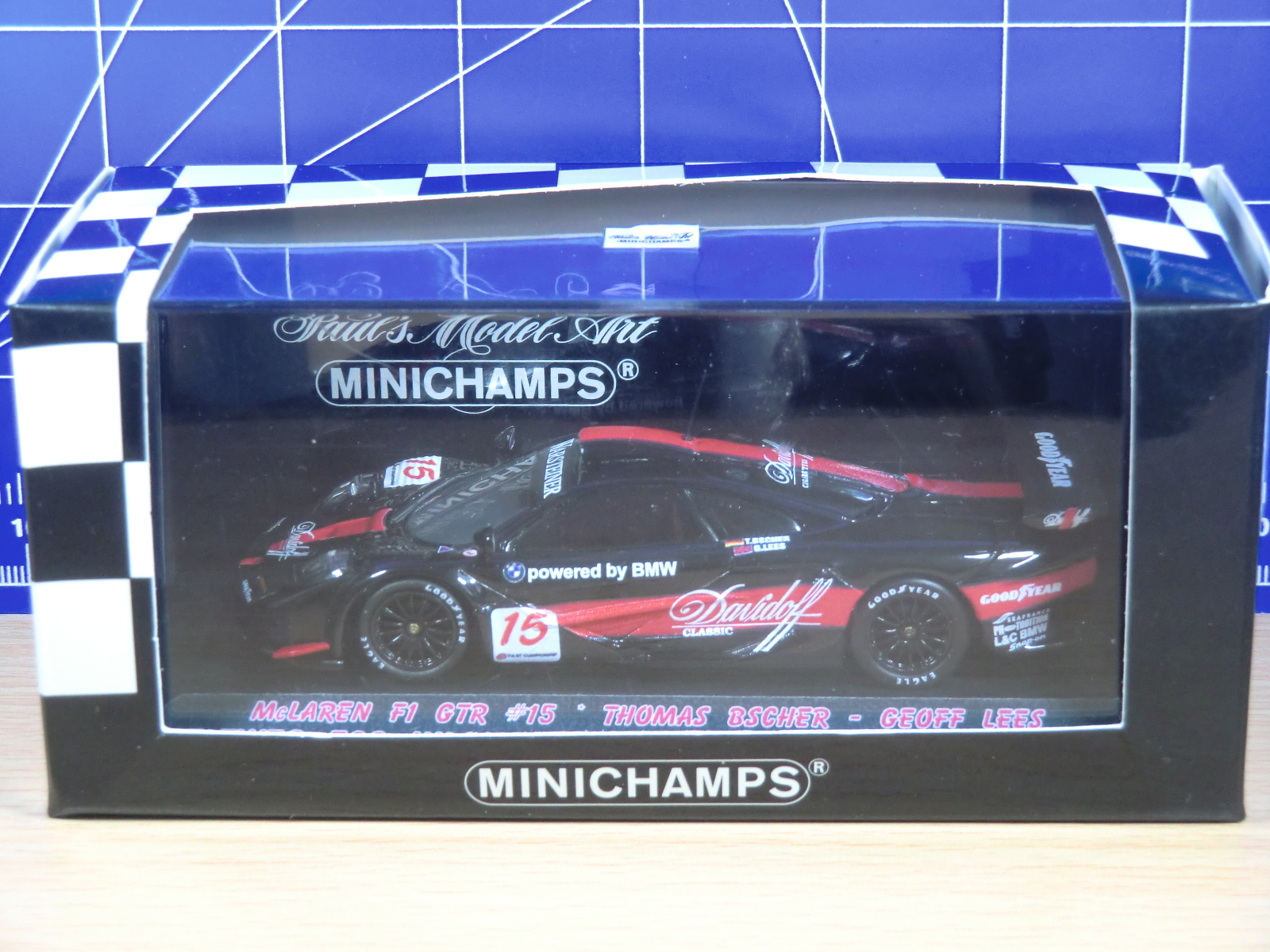 One of my own conversions. Minichamps 1/43 McLaren F1 GTR No.15 