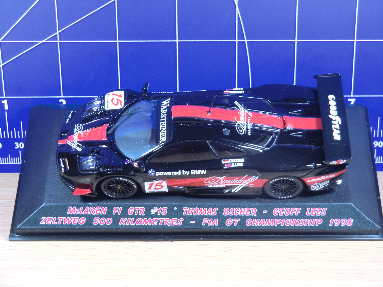 One of my own conversions. Minichamps 1/43 McLaren F1 GTR No.15 