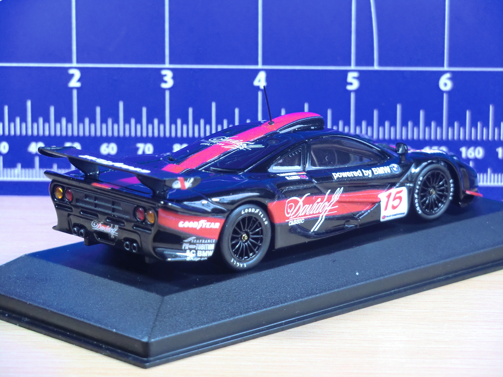 One of my own conversions. Minichamps 1/43 McLaren F1 GTR No.15 