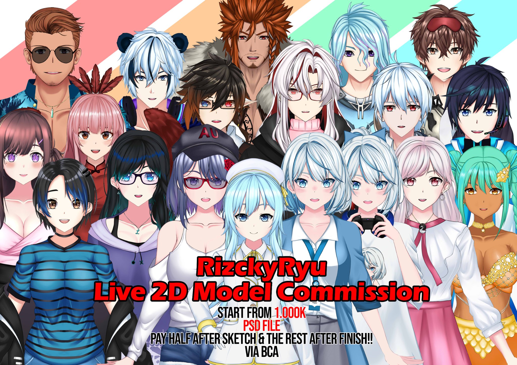 Commission Corner Indonesia | Hallo, saya kembali buka commiss untuk 2025~