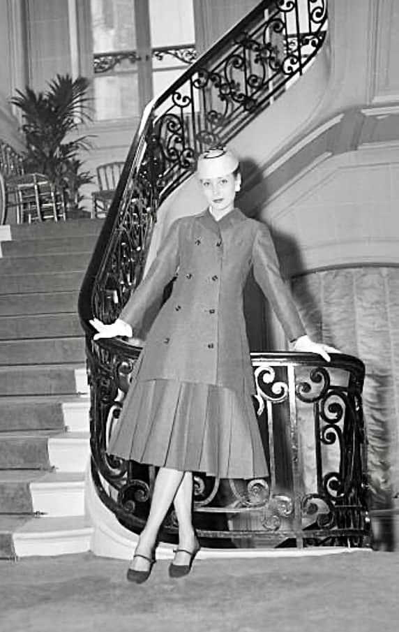 Christian Dior's Spring 1955 suit