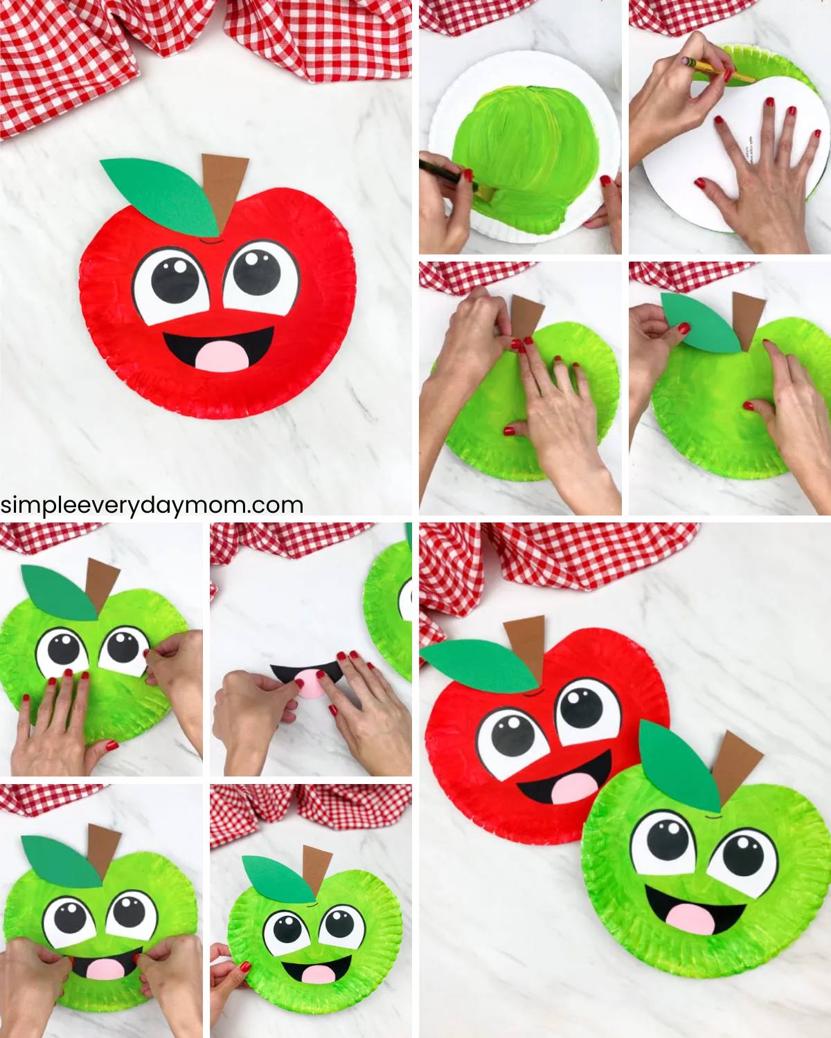 🍎 Paper Plate Apple Craft ️ Get the... - Simple Everyday Mom