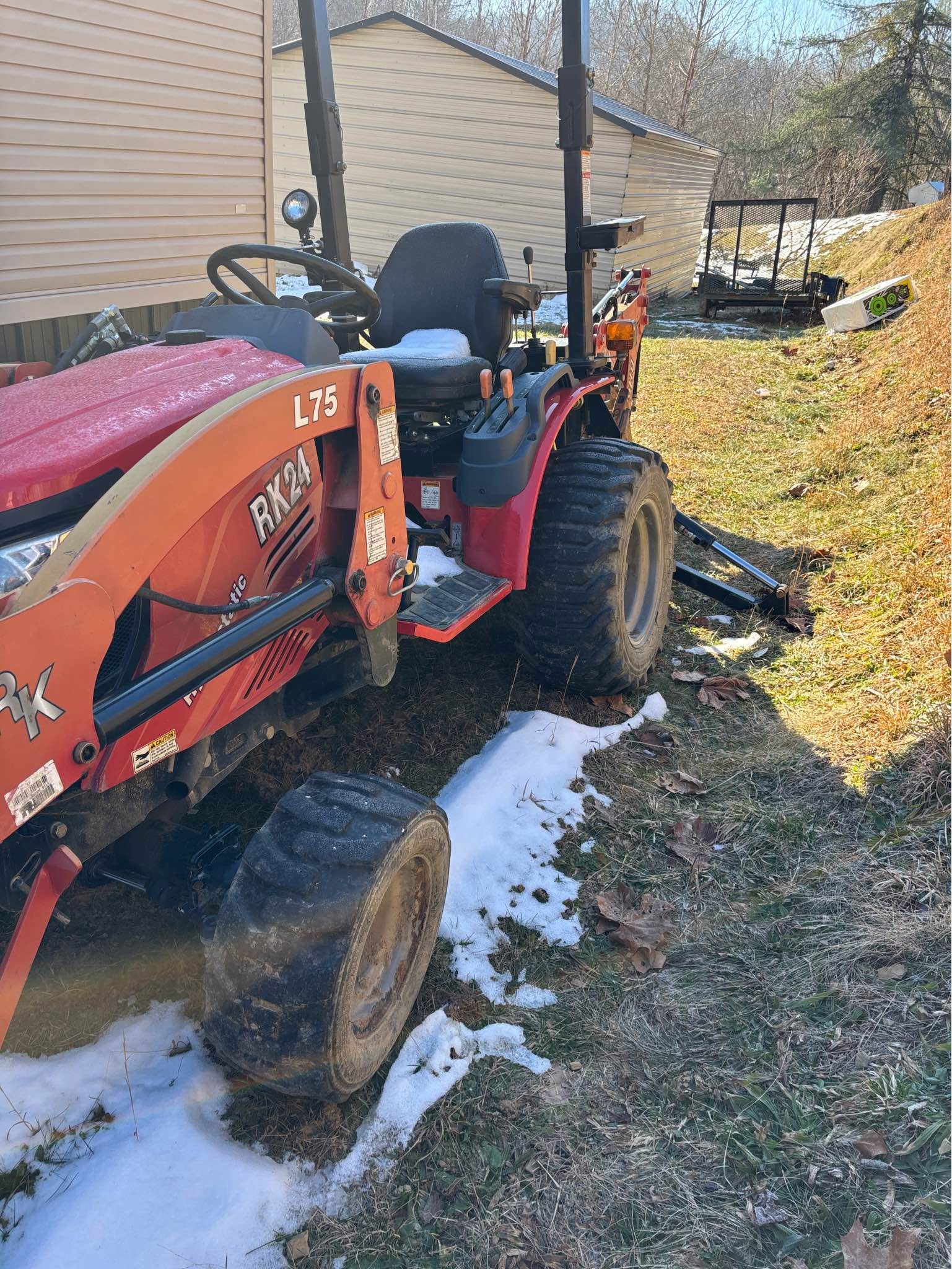 2018 RK24 Tractor w/ Backhoe Attachment - Commercial Vehicles - Girdler ...