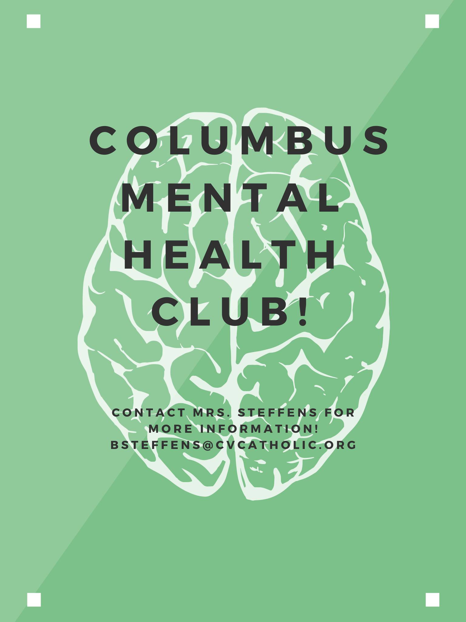 Columbus Catholic High School Mental Health Club | Waterloo IA