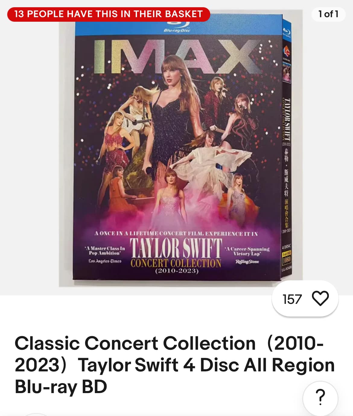Did anyone buy Taylor Swift's cassette tape?