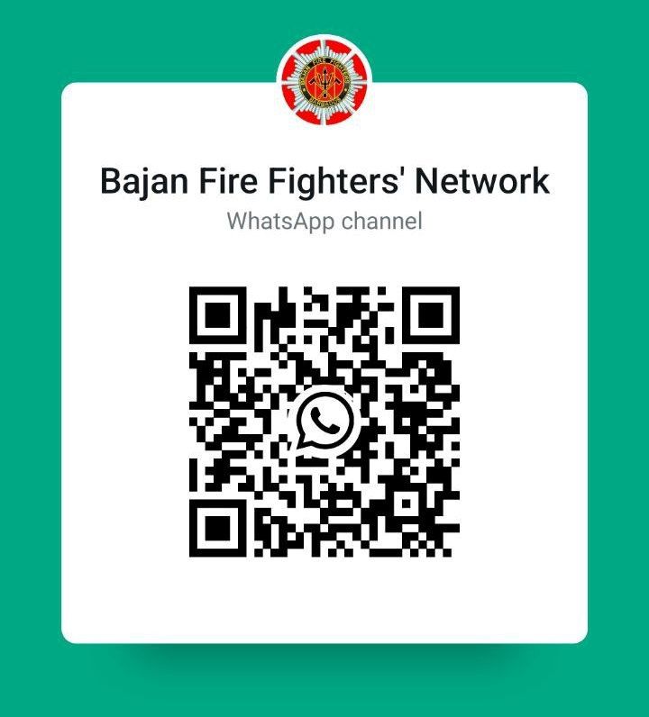 Bajan - Scan this QR code to follow the Bajan Fire Fighters' Network ...
