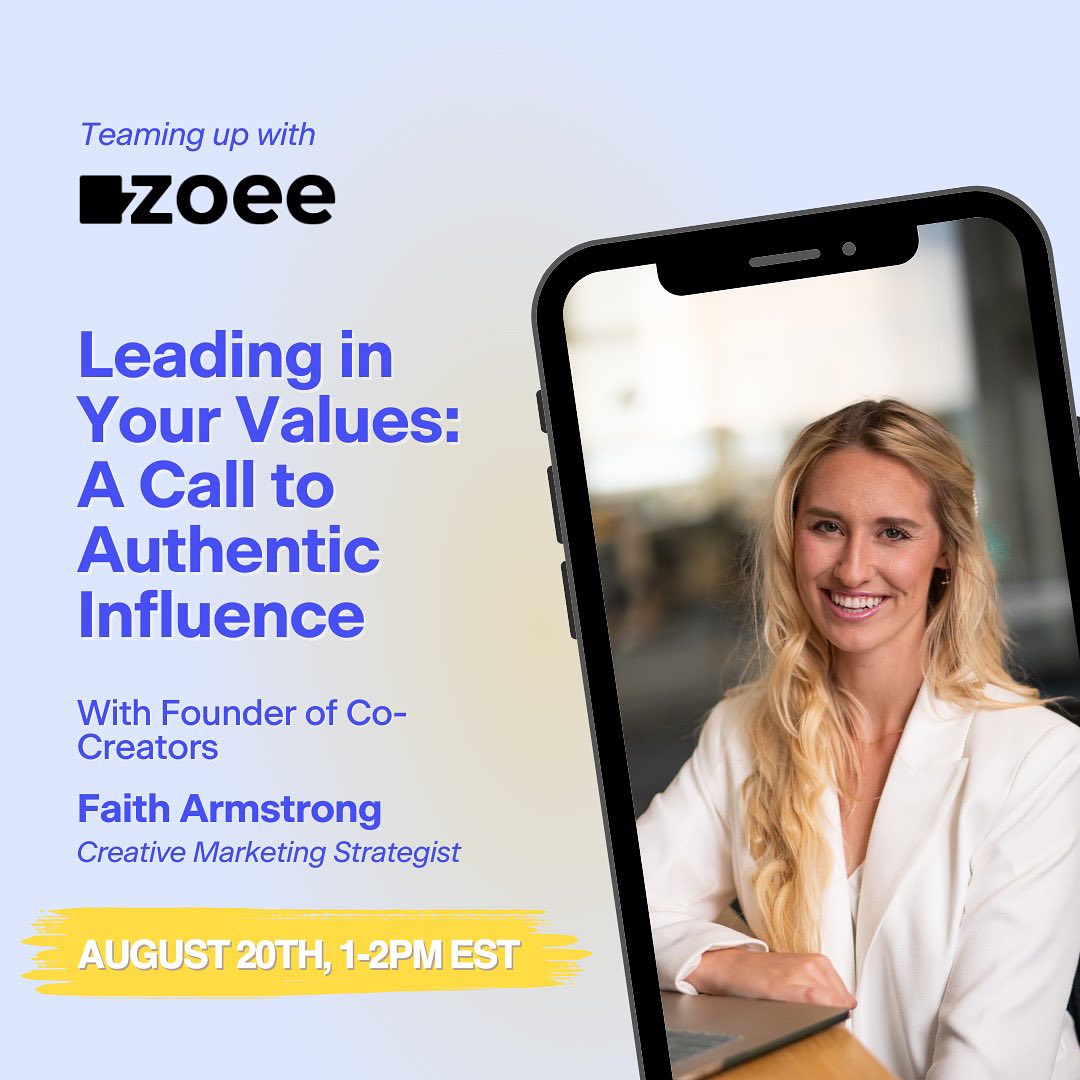 Meet - ⚡️ Join us on Tuesday for another Webinar powered by Zoee! Faith ...