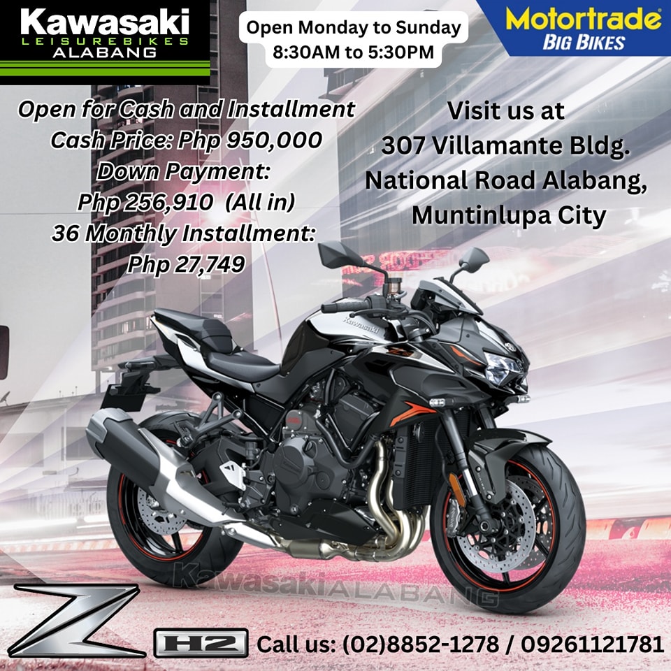 Available!!! KAWASAKI ZH2 Open for Cash and Installment Cash Price