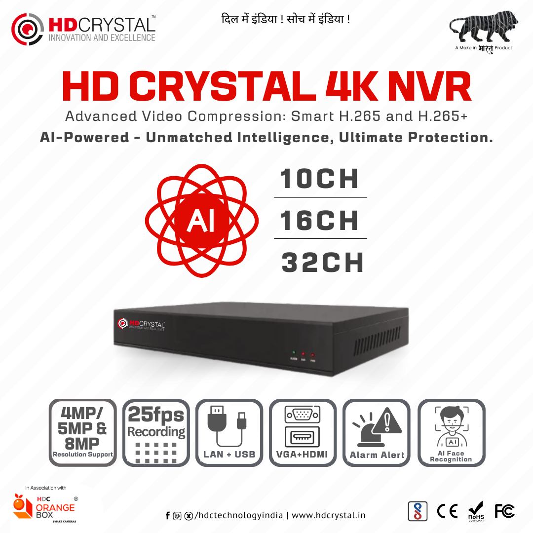 HD - 🚀 Next-Level Surveillance with AI Precision! 🚀 🔴 HD CRYSTAL 4K NVR ...