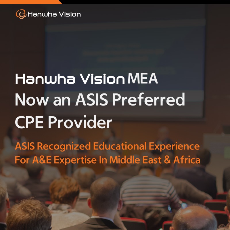 Hanwha - 📢📢 We are thrilled to announce that Hanwha Vision MEA has ...
