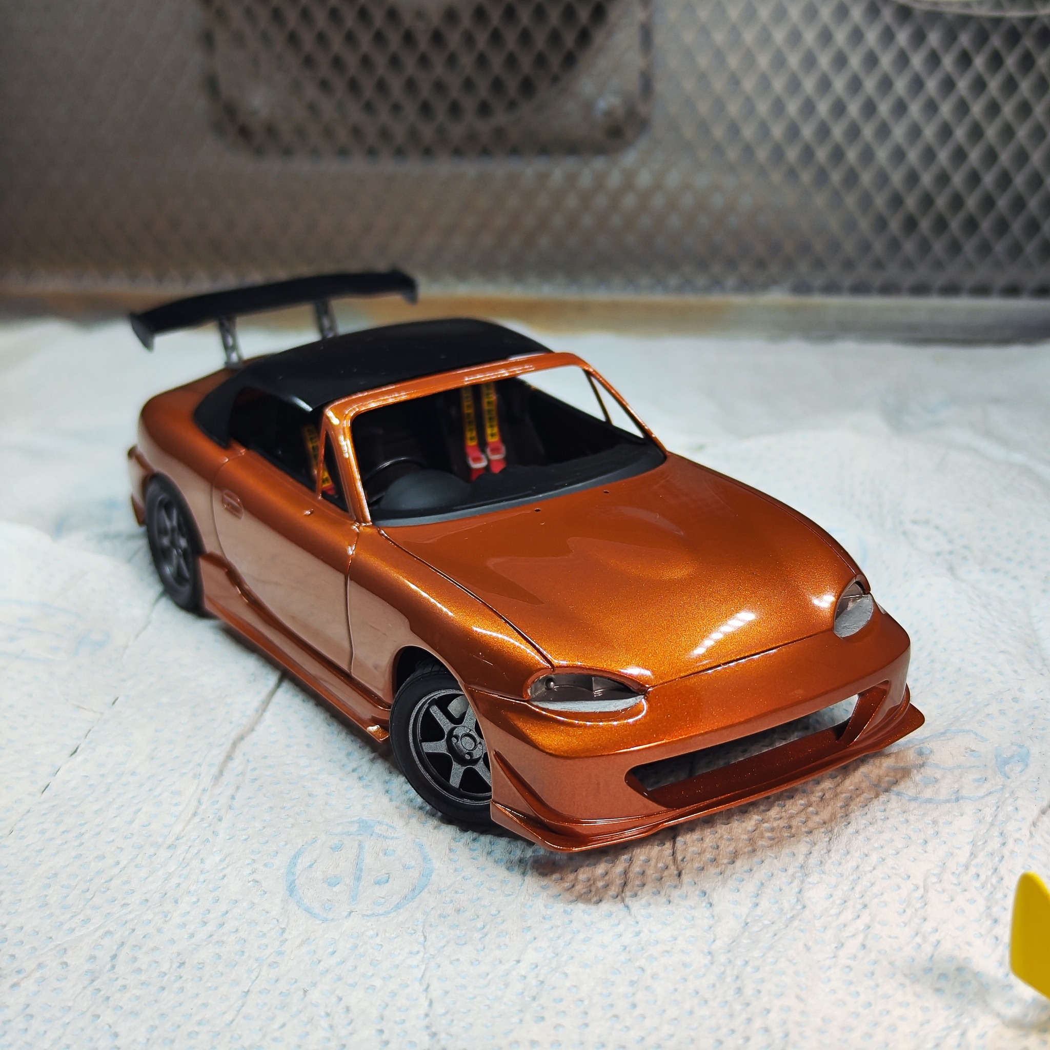 Satoshi Omiya's Mazda Roadster with Garage Vary bodykit