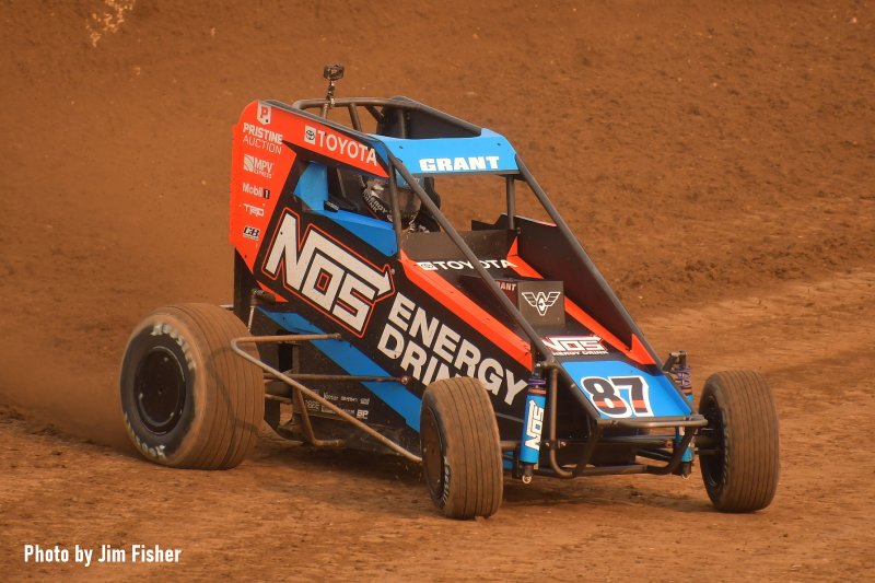 Fisher's - Justin Grant - 2025 USAC Indiana Midget Week Photo by Jim ...