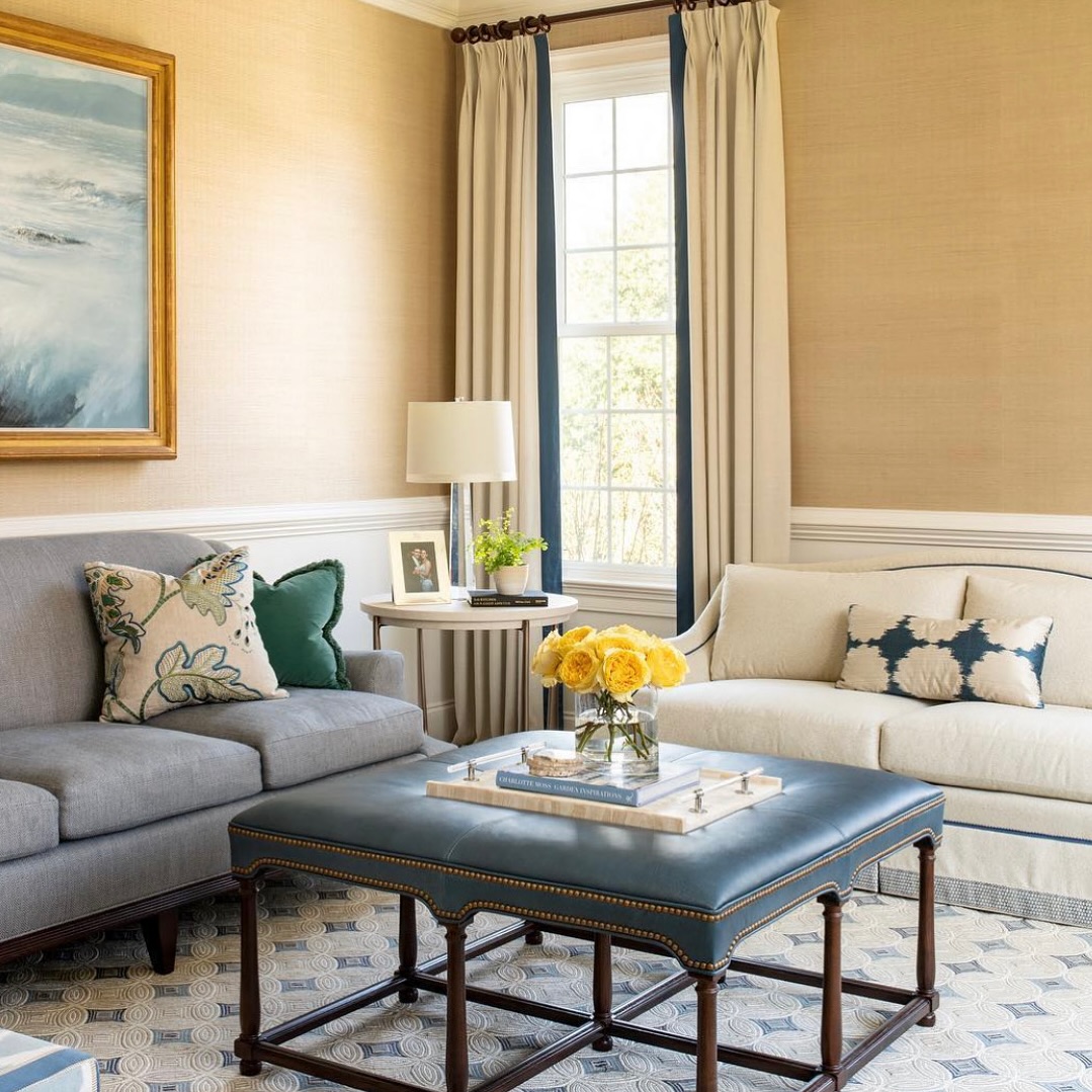 Ferrell - Our Pitcher Sofa is featured in this living room designed by ...