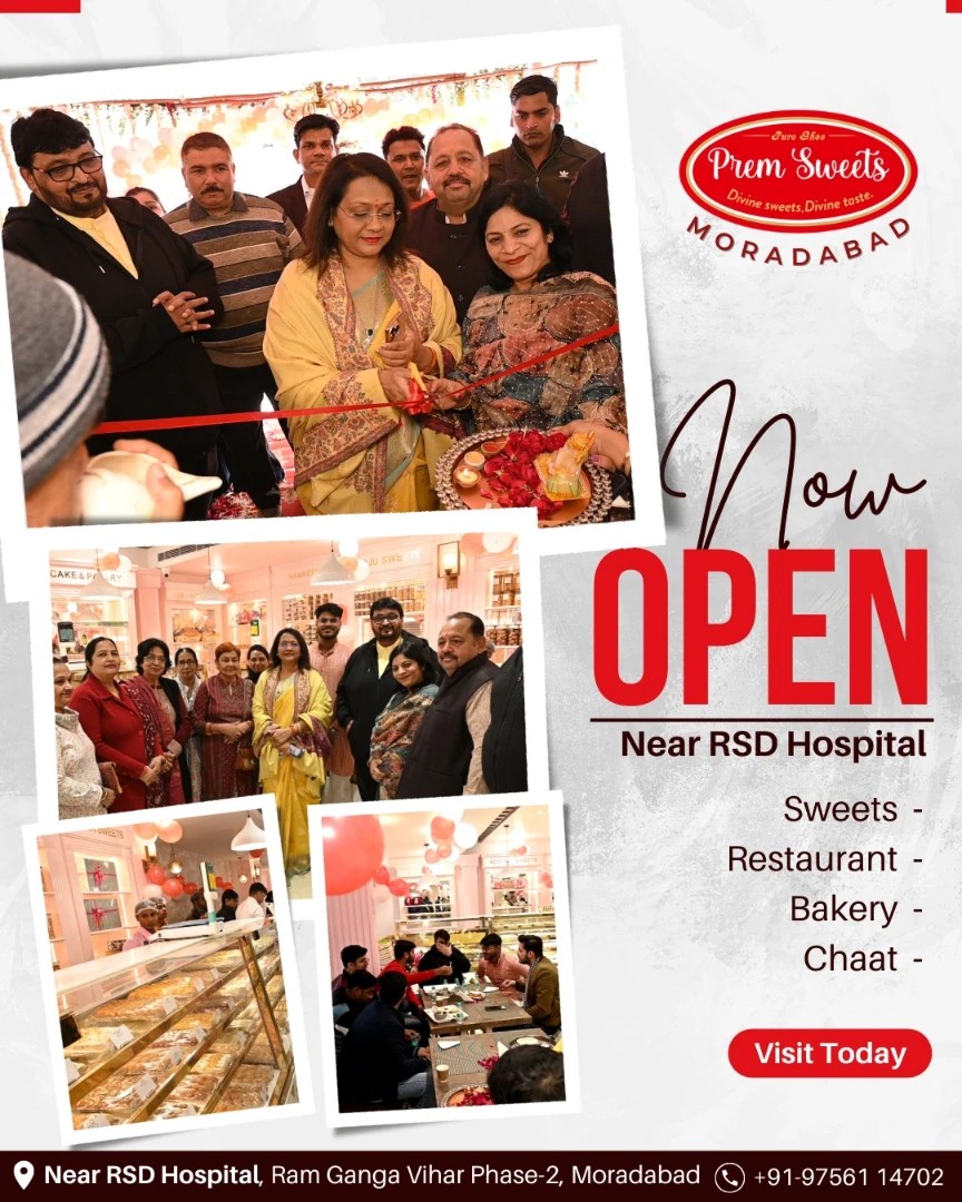 Prem - 🎉 The Wait is Over, Moradabad! 🎉 Prem Sweets And Bakers is NOW ...