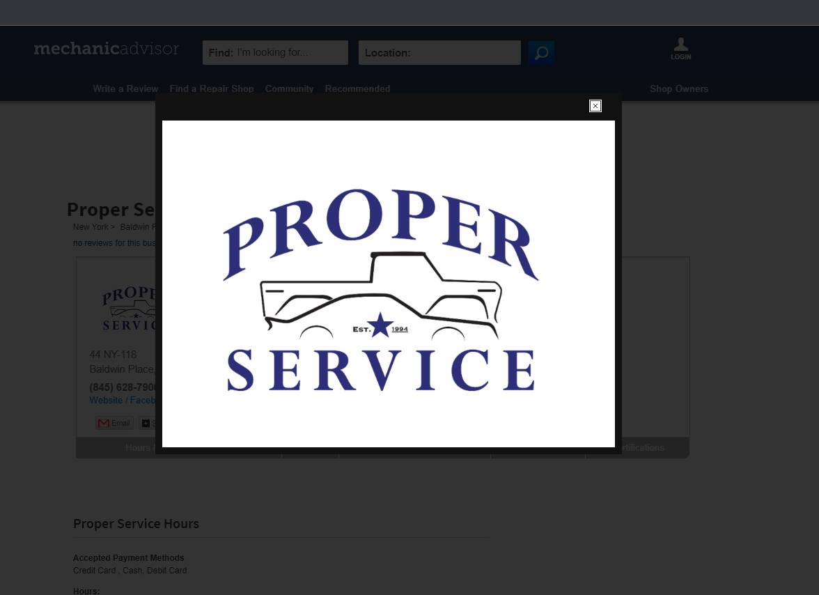 Proper Service | Baldwin Place NY
