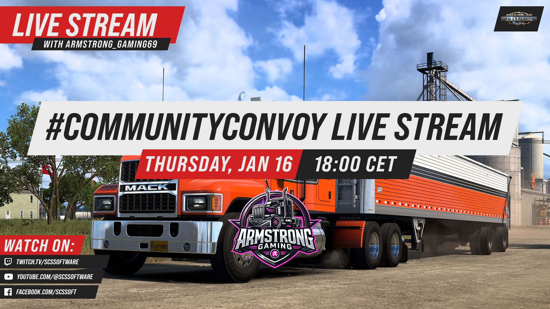 SCS Software - It's our first #CommunityConvoy Live Stream... | Facebook