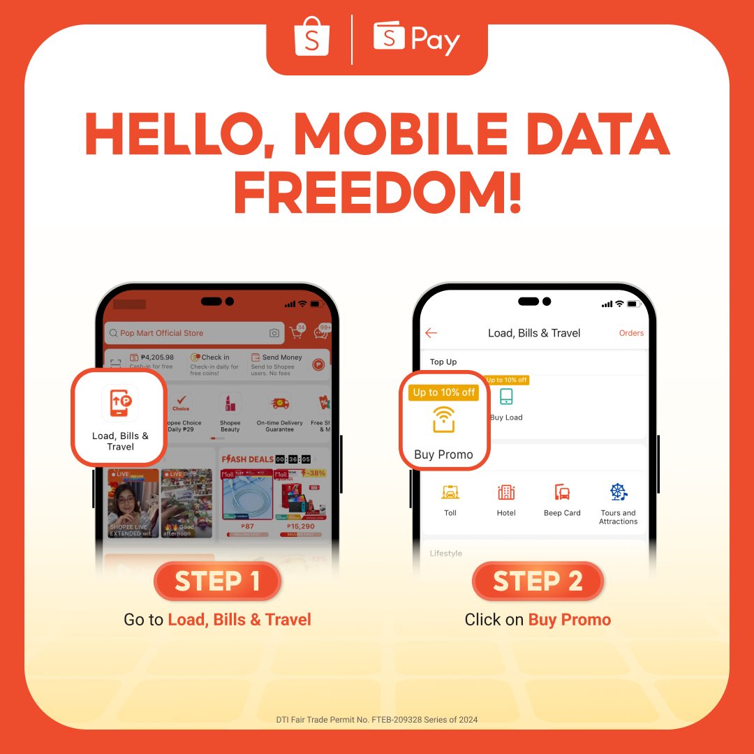 Shopee - Getting a mobile data just got easier Ituloy... | Facebook