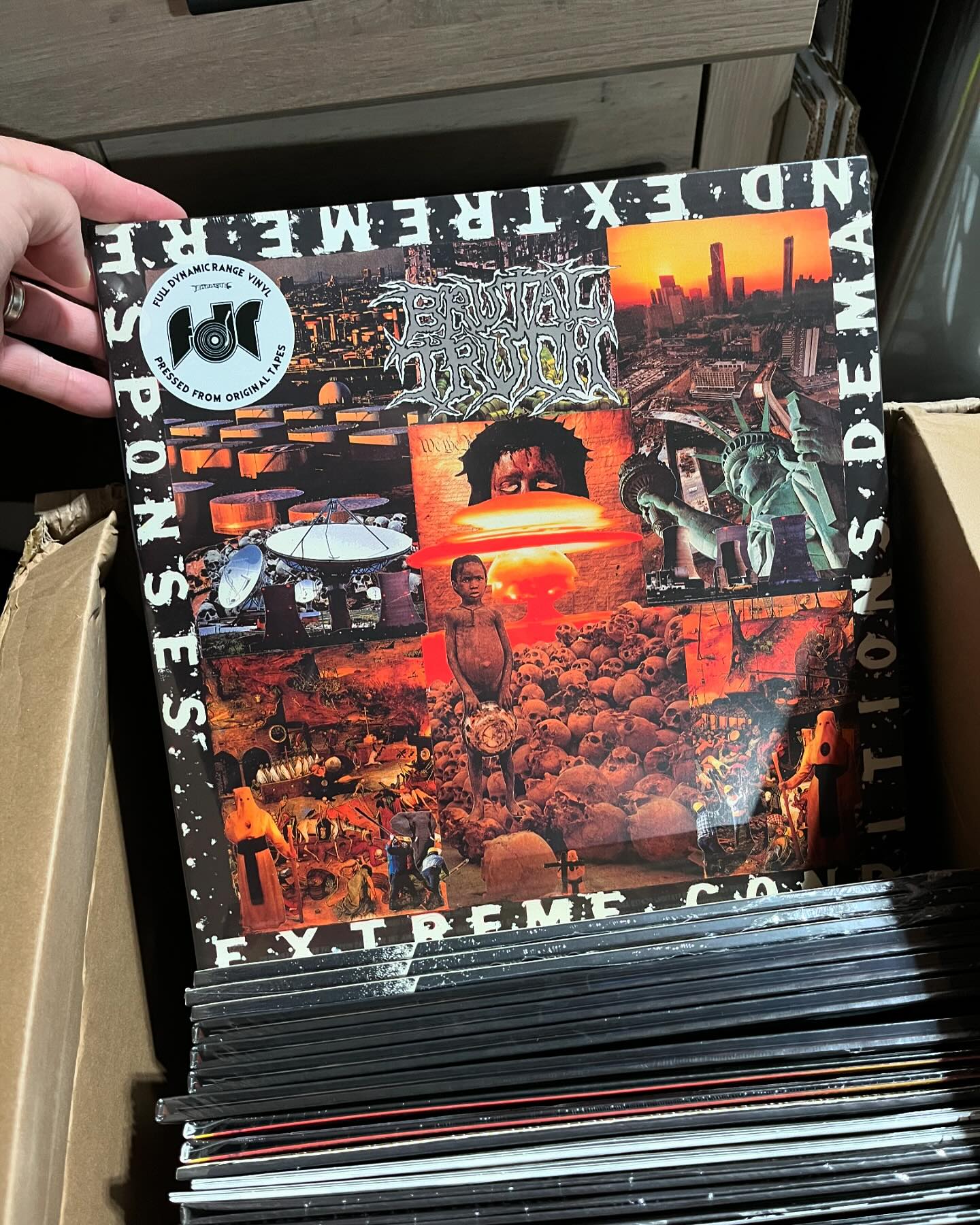 The legendary Brutal Truth Need to Control box set. 5