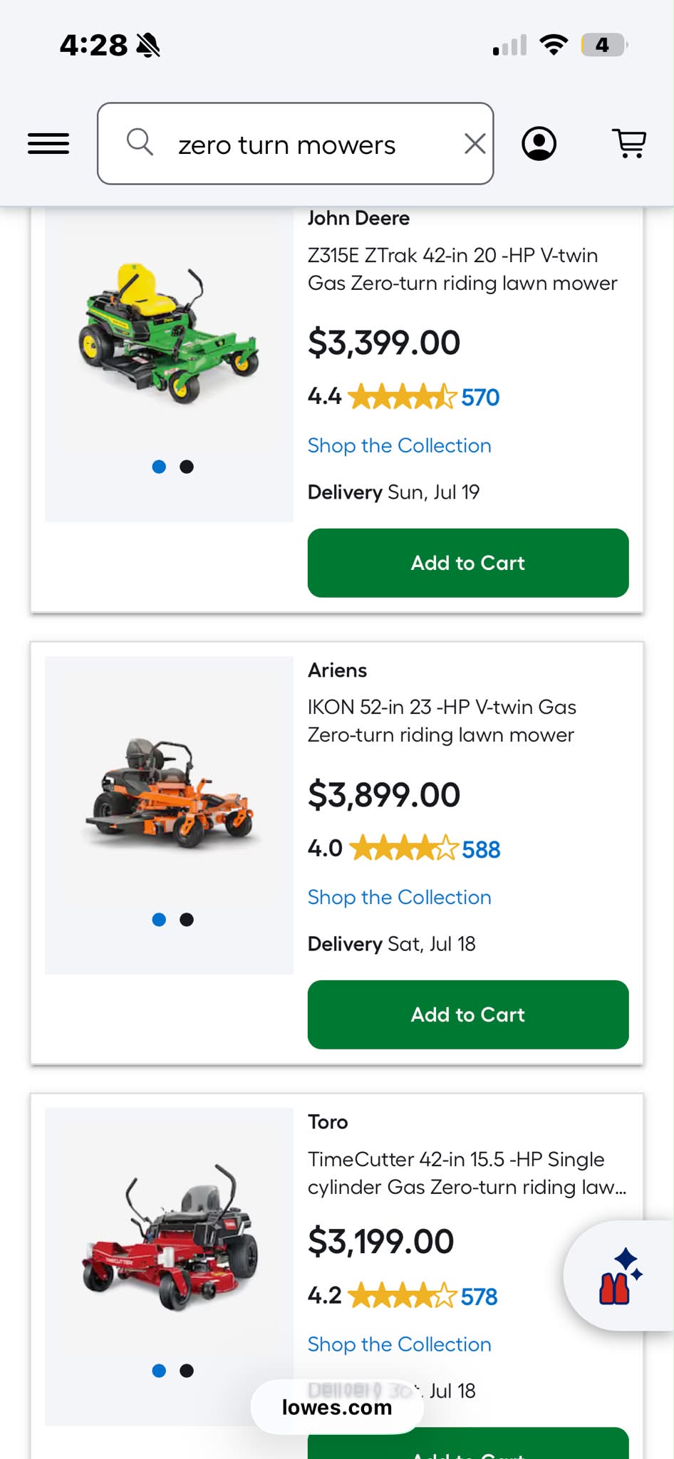 Which zero-turn lawn mower to buy: John Deere or Toro for