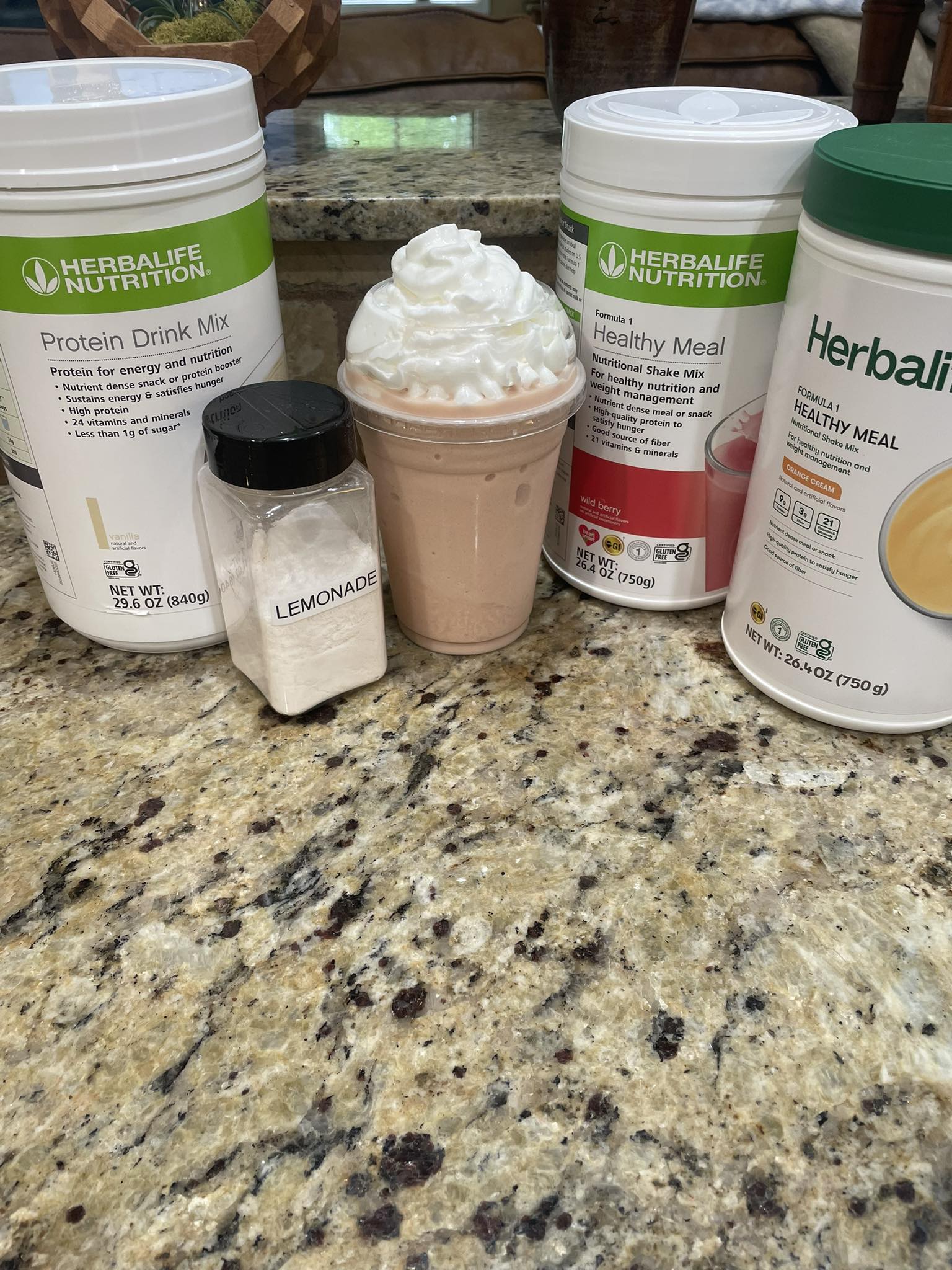 A protein shake that