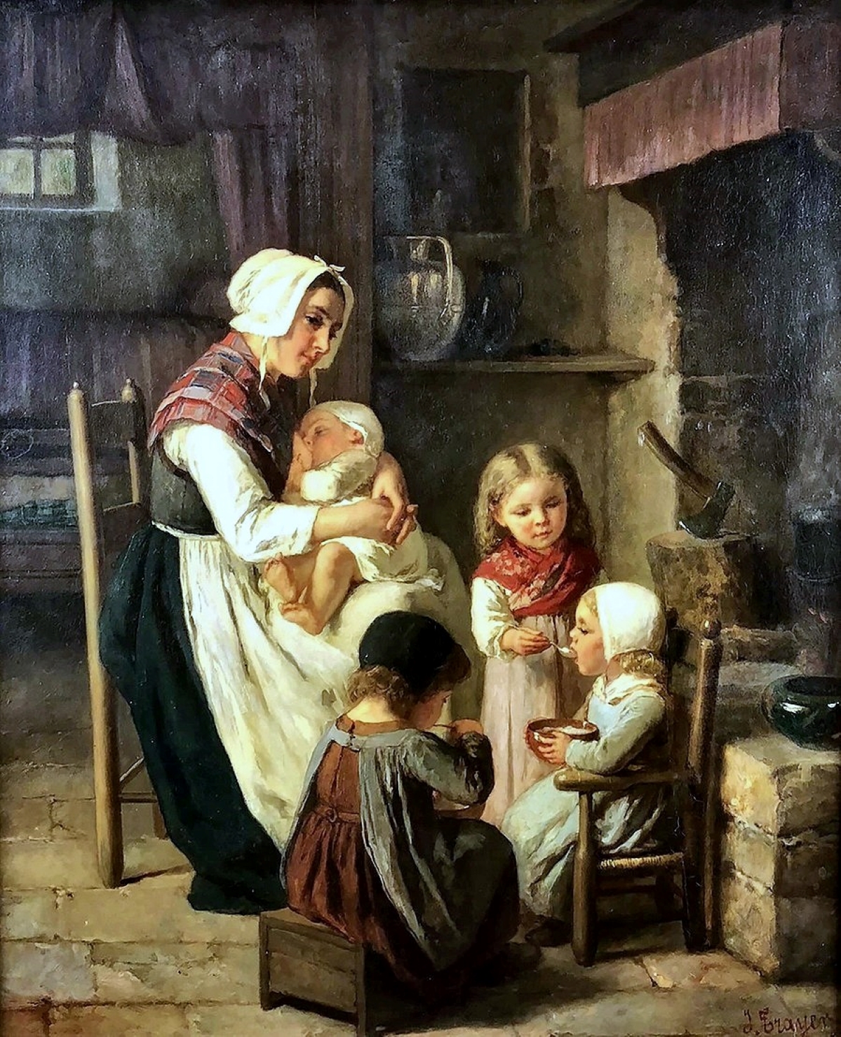 Virtual - Jean-Baptiste Jules Trayer,French painter (1824–1909) # ...